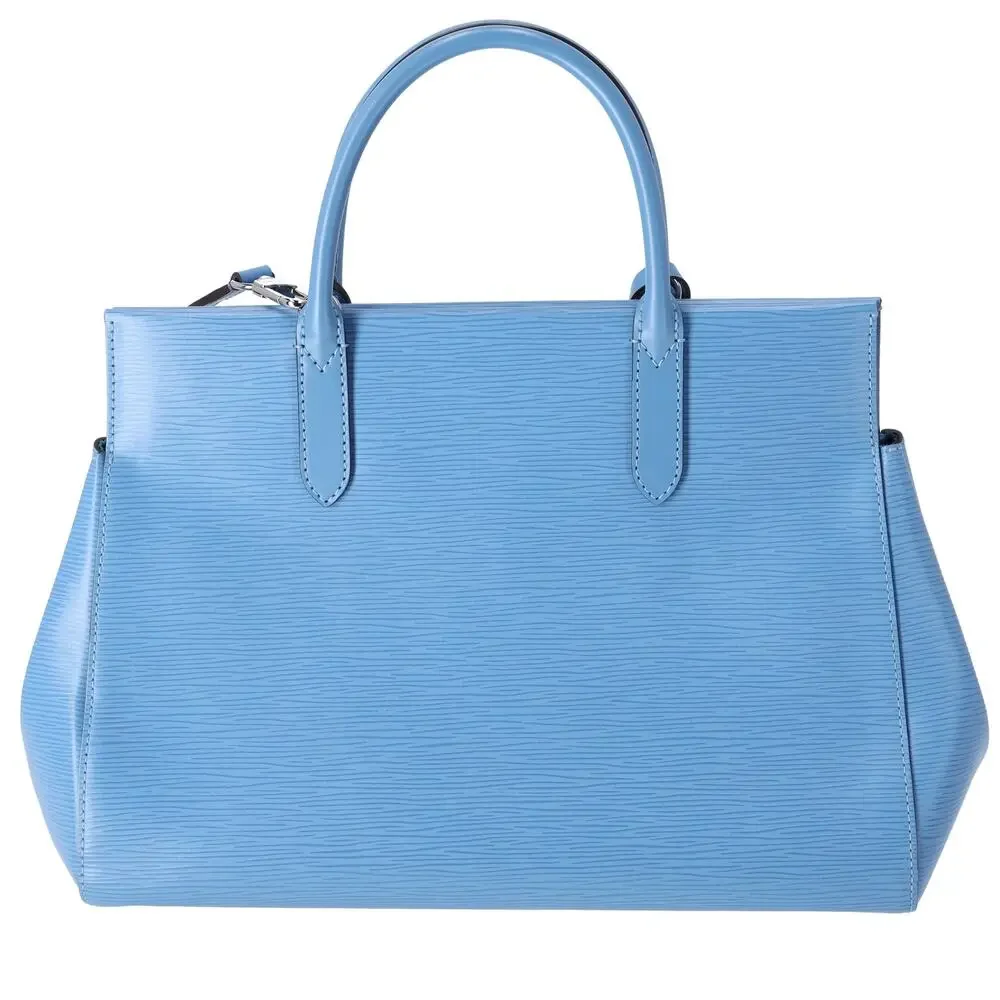 Louis Vuitton Marly MM Epi Handbag M94661 Bleuet Epi Leather Light Blue